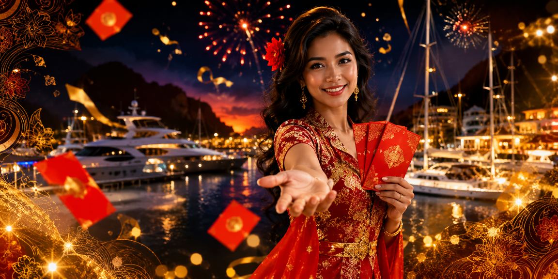 Bonus selamat datang amplop merah tradisional di pv9